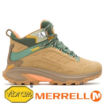 【MERRELL 美國】MOAB SPEED 2 LTR女防水 中筒健行鞋『土黃』038426 戶外 露營 登山 健行 休閒 時尚 健行鞋