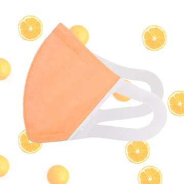 麗正 成人3D醫用口罩(愛馬仕橘)-寬耳帶/ 30入 / 單片包裝