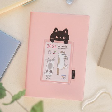 O-CAT - 2026口袋貓膠皮年度手冊(32K大本)。JDM-273