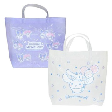 小禮堂 Sanrio 三麗鷗 防水手提海灘袋 (小夥伴) 美樂蒂 酷洛米 大耳狗