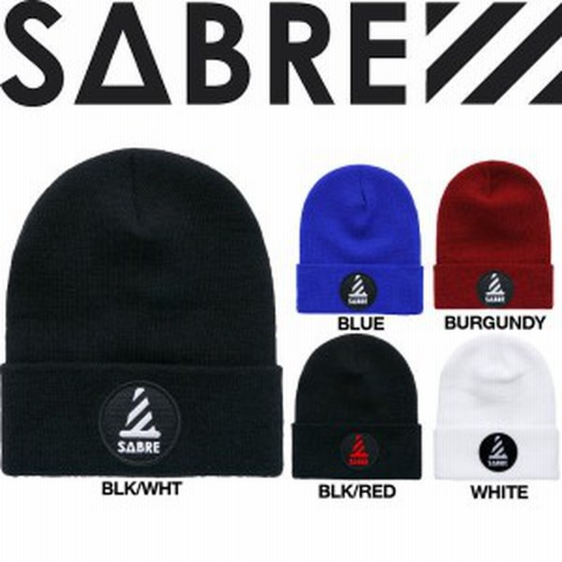 ステッカープレゼント Sabre セイバー15秋冬 Pylon Knit Cap メンズビーニー ニット帽 5カラー 通販 Lineポイント最大1 0 Get Lineショッピング