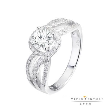 亞帝芬奇 GIA 50分 DVVS2 3VG 八心八箭 鑽石 戒指 愛的幸福 18K金台