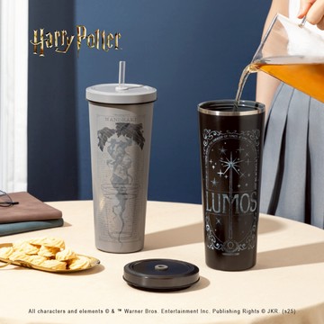 【Oolab 良杯製所】(新)哈利波特系列 不鏽鋼陶瓷易潔層吸管杯850ml (2款) 大容量 水壺 限定 保溫 保冷