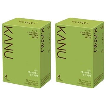 KANU 抹茶拿鐵咖啡 濃郁香醇  17.3g  8條  2盒