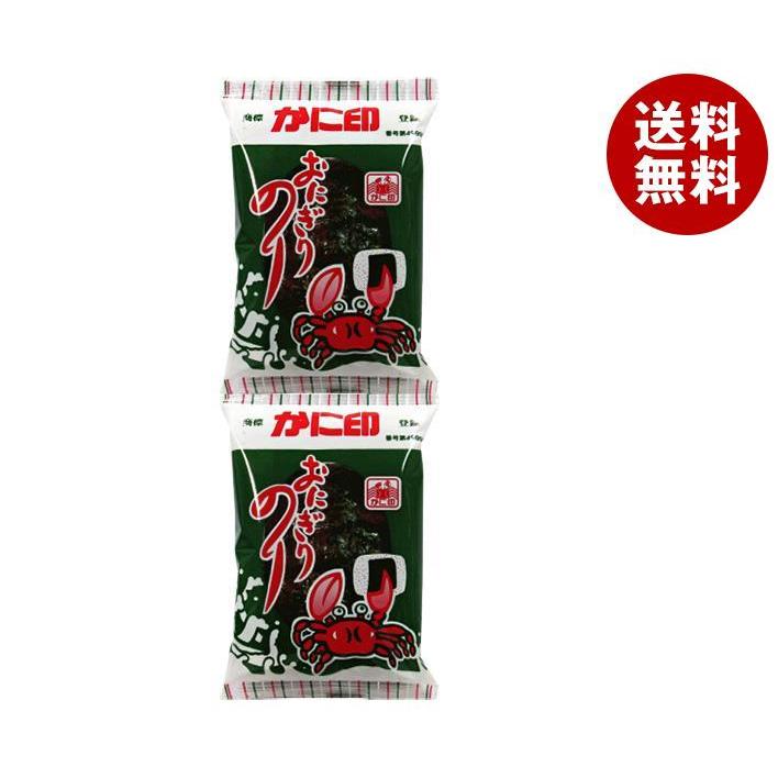 木村海苔 かに印 おにぎりのり 7切6枚10P×10個入｜ 送料無料 海苔 おにぎり ごはん ご飯 ごはんのおとも 国産