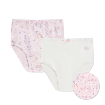 採花趣女童三角褲-2入 (銀離子抗菌內襠)