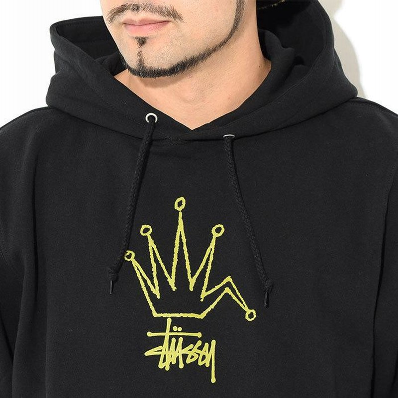 STUSSY ステューシー Crown Hoodie クラウンプリントプルオーバー