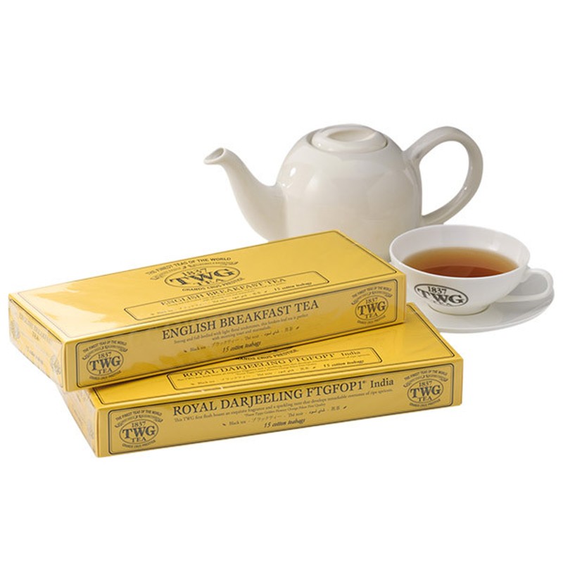 TWG Tea ティーダブリュージー ティー TWG Tea ティーバッグ2種セットB（ロイヤルダージリン・イングリッシュ ブレックファストティー）  | LINEブランドカタログ