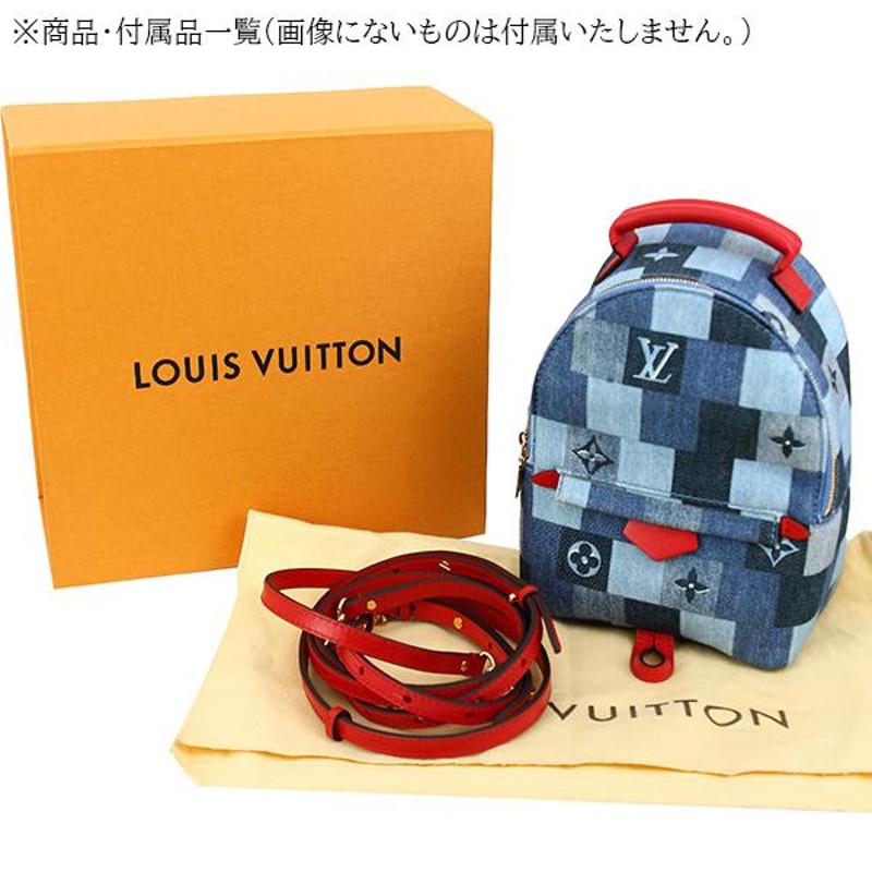 M45043 Louis Vuitton 2020 Monogram Denim Palm Springs Mini Backpack