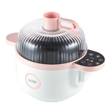 【ikiiki伊崎】微電腦多功能自動炒菜機 櫻花粉/燕麥杏 保固免運