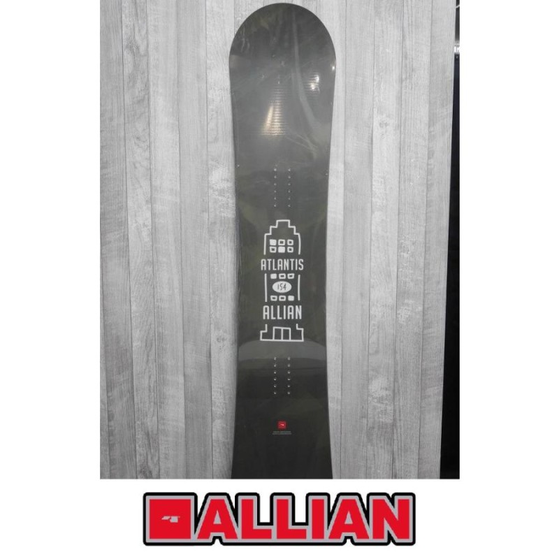 バインディング付】ALLIANアトランティス ツインキャンバー 154cm