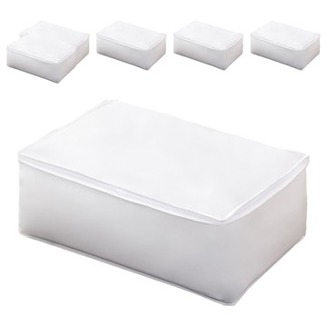 小麥購物 PEVA棉被收納袋 C560 73g  6個  白色  小(55 x 36 x 20cm)