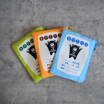 【桐鹿】作業簿零錢袋_台灣黑熊