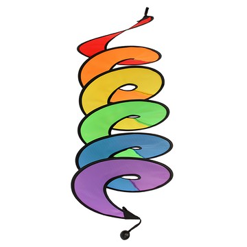 露營旋轉風條 6圈  7彩  1個