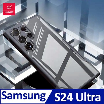 XUNDD 甲蟲系列 SAMSUNG Galaxy S24 Ultra 防摔保護軟殼 炫酷黑