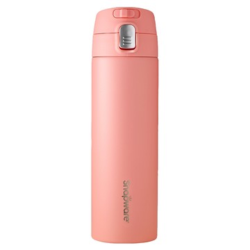 Corelle Brands 康寧餐具 Snapware 陶瓷不鏽鋼彈跳保溫杯  粉色  530ml  1個