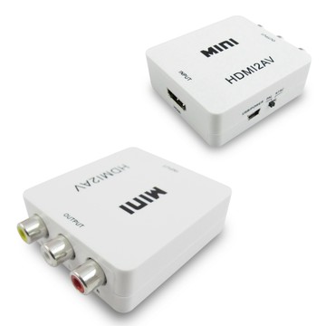 DAWISE HA01高清雪白款 HDMI to AV影音轉換器
