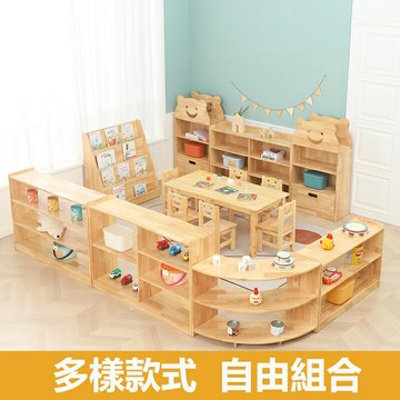 【朝川】實木櫃 書架 書櫃 儲物櫃 收納櫃 轉角櫃 鞋櫃 教具櫃 玩具櫃 多款可選