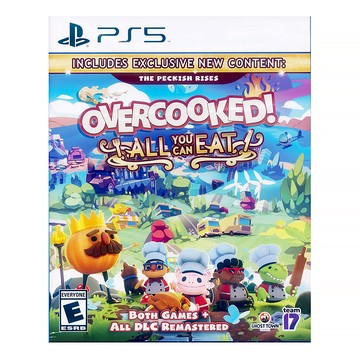 PS5 胡鬧廚房！全都好吃 中英日文美版 1~4人 1盒