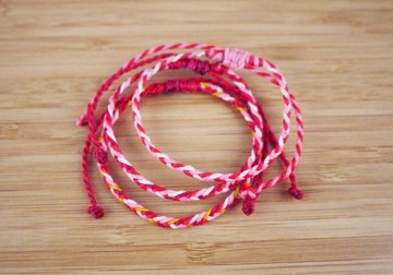 【小小民族】蠶絲蠟線 編織手環