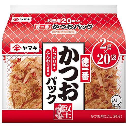 ヤマキ 徳一番 かつおパック (2g×20p) ×5個