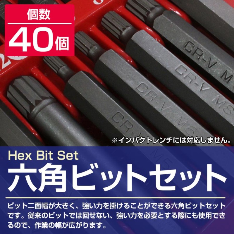 TONE ドライバービットソケット ヘキサゴンビット 差込角12.7mm 全長