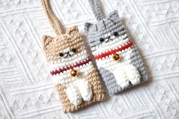 【貓咪系列】貓貓鑰匙包/車匙收納包 客製化