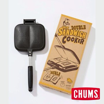 CHUMS 男女 全新限量款 CHUMS 日本製 LOGO 二代三明治烤盤 黑