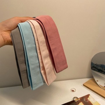 臺灣🚍8H出🉑吸運動髮帶百搭外出頭帶洗臉瑜伽跑步髮卡頭箍網紅韓版束髮帶女