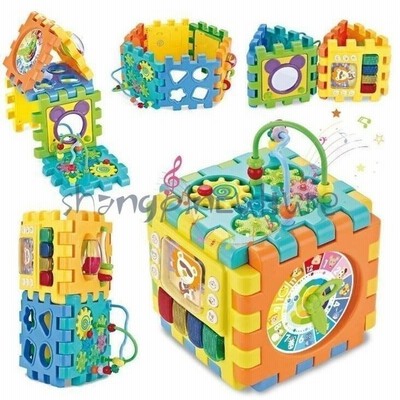 Goodway赤ちゃんおもちゃ 多機能 知育玩具 立体パズル 楽器 ブロック 6面に12種遊び 早期開発 指先訓練 聴覚発達 男の子 女の子 1歳児 おもちゃ 通販 Lineポイント最大get Lineショッピング