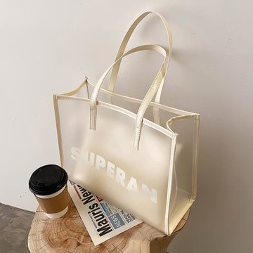 春夏大容量包包女包2025新款潮時尚手提單肩包網紅透明百搭托特包