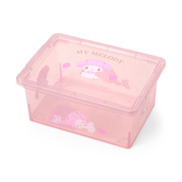 【震撼精品百貨】My Melody 美樂蒂~日本三麗鷗SANRIO 美樂蒂透明拿蓋收納箱S-2025新生活*72229