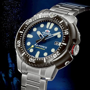ORIENT 東方錶  M-Force 系列 200M 潛水機械腕錶-45mm RA-AC0L07L