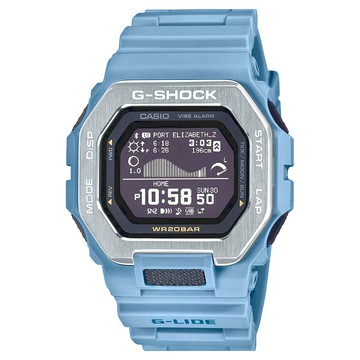 CASIO 卡西歐 G-SHOCK 衝浪運動藍芽手錶 GBX-100-2A  藍色