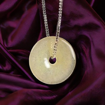 【願‧平安】冰黃翡翡翠平安扣 | 天然緬甸A貨翡翠 | 送禮