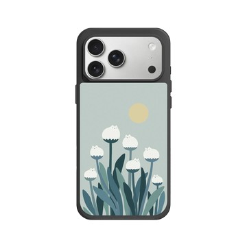iPhone 17 Pro Max SolidX 黑 - ilovedoodle (Lim Heng Swee) - White Cat Flowers - 白貓花朵