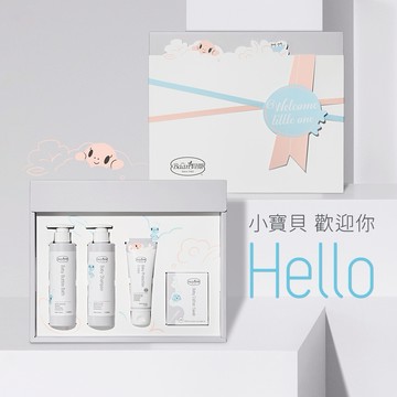 【Baan 貝恩】 歡心禮盒四件組｜新生禮、彌月禮、閨蜜送禮、寶寶新生兒禮、滿月禮、新生禮