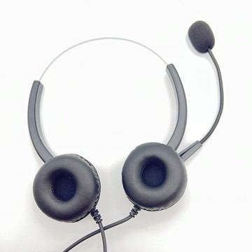 雙耳耳機麥克風 含調音靜音 AASTRA MITEL 6755 電話專用