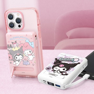 GARMMA 三麗鷗家族 磁吸帶線五合一行動電源 38.5Wh