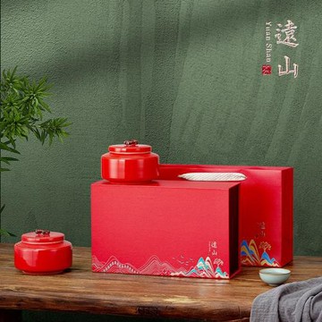 茶葉包裝禮盒空盒陶瓷罐通用紅綠茶信陽毛尖密封罐半斤裝