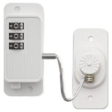 OhBabyLightly 無痕 密碼安全鎖  1個  白色