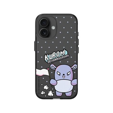 iPhone 16 Clear (相機按鈕) 酷墨灰 - 三麗鷗-酷洛米20週年 - 酷玩系列-巴庫