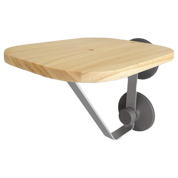 ENVY COLLECTION 貓跳台 松木材質穩固耐用 鋁合金腳架防曬防水防潮 吸盤或螺絲安裝 承重18kg  木紋色  1個