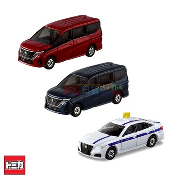『 單位日貨 』  日本正版 TOMICA 多美 豐田 皇冠 計程車 日產 Serena NO.84 NO.94