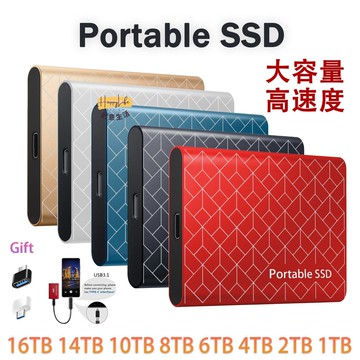 SSD  移動固態 硬盤格紋 擴容升級500G-128TB高速傳輸USB3.1[DD0505006]