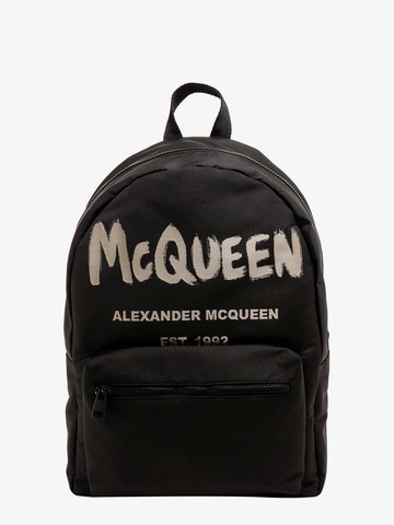 Metropolitan nylon backpack with graffiti print - ALEXANDER MCQUEEN - gender_Man