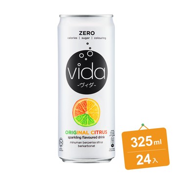 Vida 氣泡飲-柑橘味(325mlx24入)