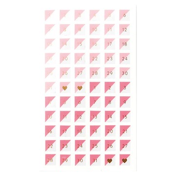 IROHA &Studium手帳貼紙/GSD-01/Date Pink