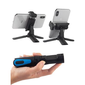 手機桌面支架拍照三腳架創意多功能懶人便攜折疊支撐固定三角架子