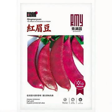【原廠包裝】台灣紅眉豆種子（Red Eyebrow Beans）有機可發芽 適合盆栽/陽台種植 紅豆替代品 營養食材